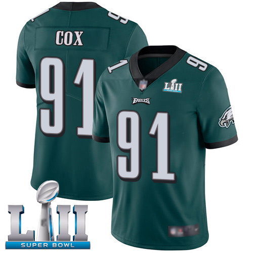 Men Philadelphia Eagles #91 Fletcher Cox Midnight Green Team Color Vapor Untouchable NFL Jersey Limited Player->philadelphia eagles->NFL Jersey